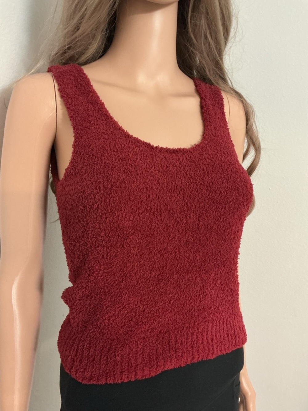 Aerie Marshmallow Cropped Tank Top - Picture 4 of 12